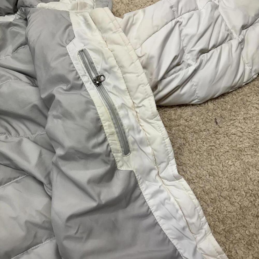 North Face Down Puffer Jacket White Used *flawed*… - image 6